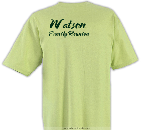 Family Reunion Divided by Distance, United by Roots Watson July 18-22, 2012 • Savannah, GA T-shirt Design 