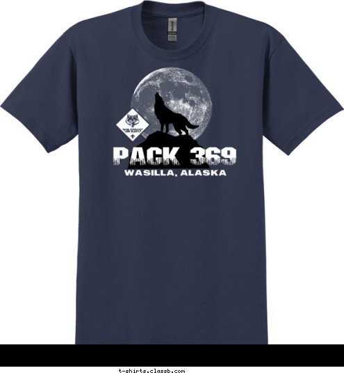 PACK 369 WASILLA, ALASKA T-shirt Design 
