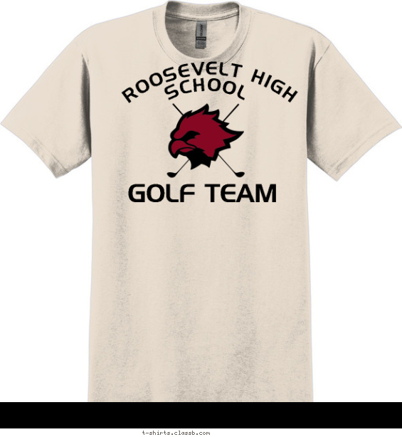 Cool Golf Team T-shirt Design