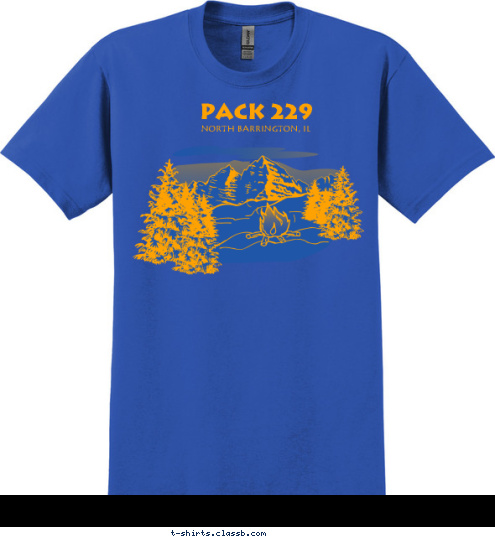 North Barrington, IL PACK 229
 T-shirt Design 
