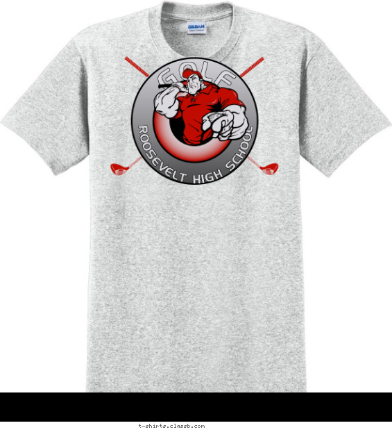 Golf with Attitude T-shirt Design