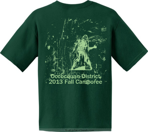 Occocquan District 
2013 Fall Camporee FOR THE ZOMBIE APOCALYPSE BE PREPARED
 T-shirt Design 