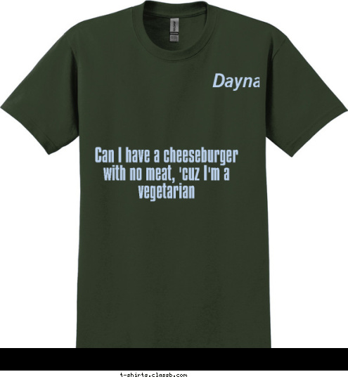 Margaret Nathan
Valterez Nunez
Bria Perez
Dayna Lord
Nathan Lord Vegetarian 4-H of America! Can I have a cheeseburger with no meat, 'cuz I'm a vegetarian Dayna

 T-shirt Design 