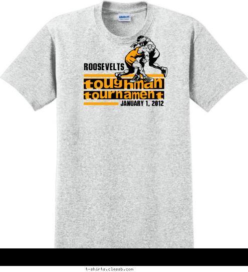 JANUARY 1, 2012 ROOSEVELTS T-shirt Design SP1123