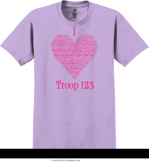 I Troop 123 T-shirt Design SP4865