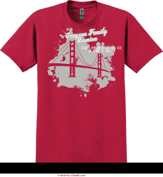 California Golden Gate Bridge T-shirt Design