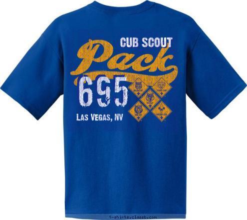 695 Las Vegas, NV CUB SCOUT T-shirt Design 