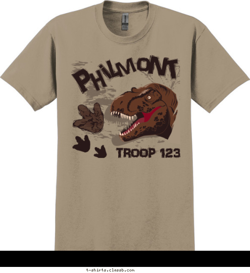 ANYTOWN, USA TROOP 123 T-shirt Design SP4760