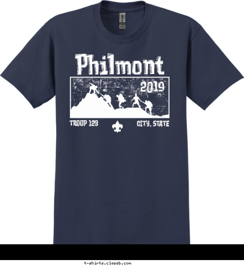 TROOP 123 CITY, STATE
 2017 Philmont T-shirt Design SP4757