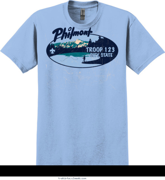 Philmont Fishing T-shirt Design