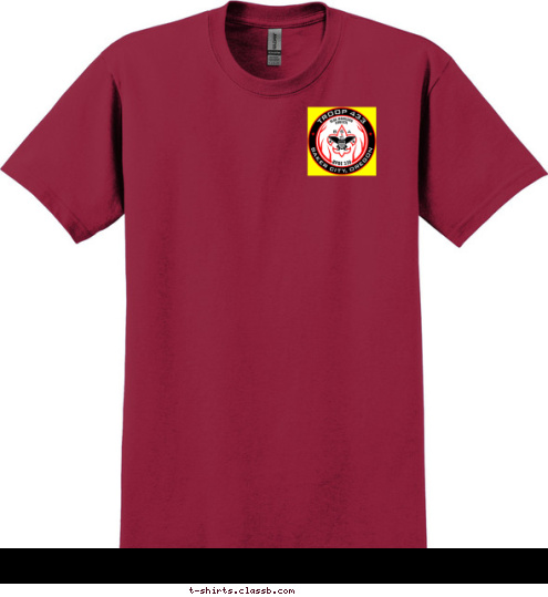 Troop & Crew 433 Baker City, Oregon T-shirt Design 