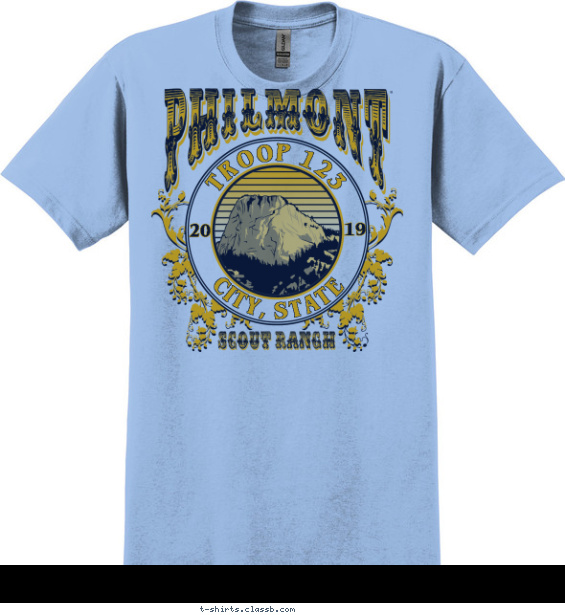 Philmont Old Fashioned T-shirt Design