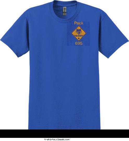 Pack 695 695 Las Vegas, NV CUB SCOUT T-shirt Design 