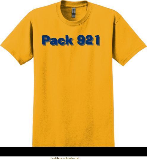 Pack 921 T-shirt Design 