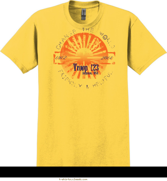 Friendly and Helpful Sun T-shirt Design
