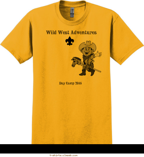 Day Camp 2014 Wild West Adventures T-shirt Design 