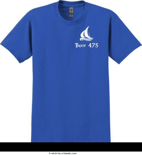Anytown, USA 123 Scuba Diving Troop 475 Florida Sea Base Troop 475 San Antonio, TX T-shirt Design 