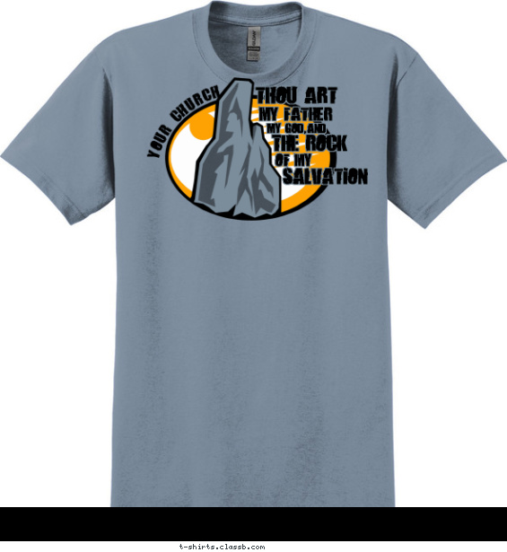 Rock of Salvation Shirt T-shirt Design