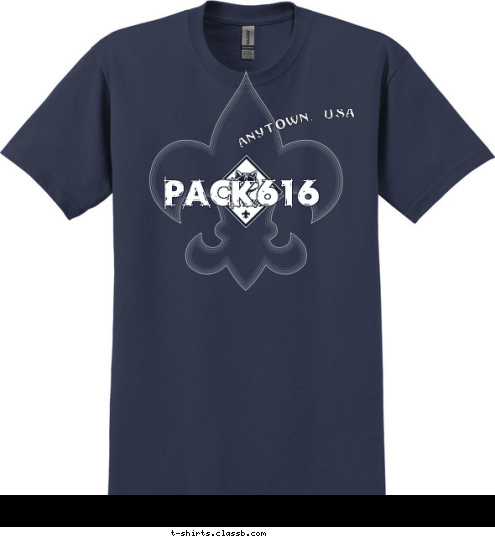 PACK 616 ANYTOWN, USA T-shirt Design 