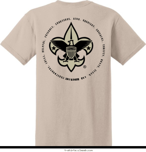 A Scout is trustworthy, loyal, helpful, friendly, courteous, kind, obedient, cheerful, thrifty, brave, clean, and reverent. TROOP 288 WEST ST PAUL, MN 1975 ESTABLISHED T-shirt Design 