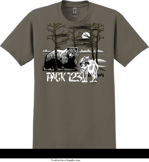 ANYTOWN
USA PACK 123 T-shirt Design 