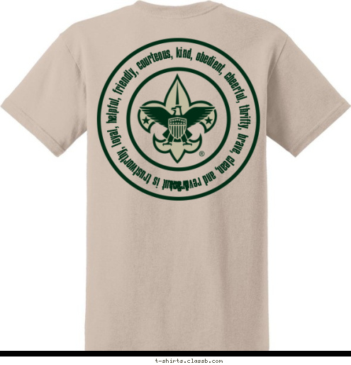 A Scout is trustworthy, loyal, helpful, friendly, courteous, kind, obedient, cheerful, thrifty, brave, clean, and reverent. TROOP 288 WEST ST PAUL, MN 1975 ESTABLISHED T-shirt Design 