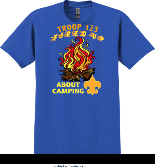 TROOP 123 T-shirt Design 