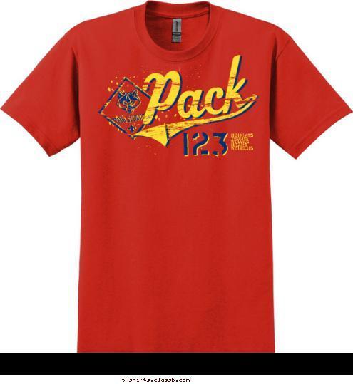 BOBCATS
TIGERS
WOLVES
BEARS
WEBELOS 123 T-shirt Design 