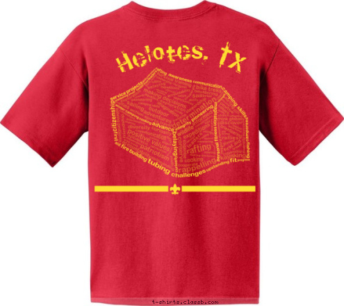 Your text here! HELOTES, TEXAS TROOP 888 Helotes, TX T-shirt Design 