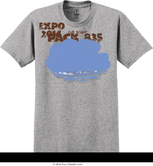 SCOUT EXPO APRIL 2014 PACK 835 LAS VEGAS, NV CUB SCOUT T-shirt Design 