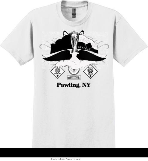 Your text here! CUB SCOUT PACK 123 CUB SCOUT PACK 123 Pawling, NY PACK PACK 123 123 ANYTOWN, ANYTOWN, USA USA T-shirt Design 