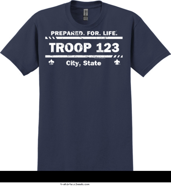 Troop Slashes T-shirt Design