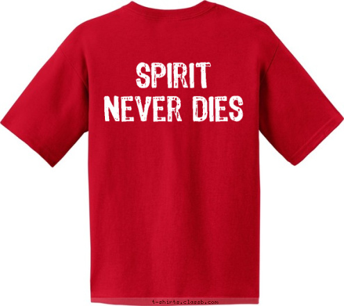 Because we are so awesome Spirit Never Dies TT9 Potomac T-shirt Design 