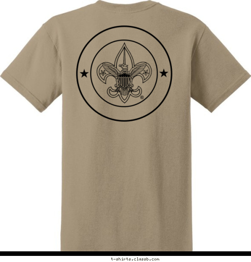 TROOP 340 New Text Amite, LA T-shirt Design 