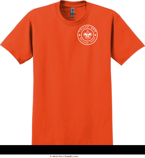 TROOP 888 Alamo Council Helotes, TX TROOP 888 Helotes, Texas T-shirt Design 