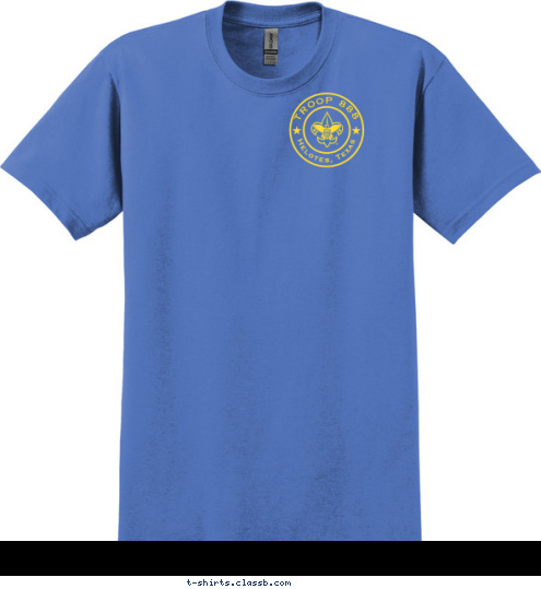 TROOP 888 Alamo Council Helotes, TX TROOP 888 Helotes, Texas T-shirt Design 