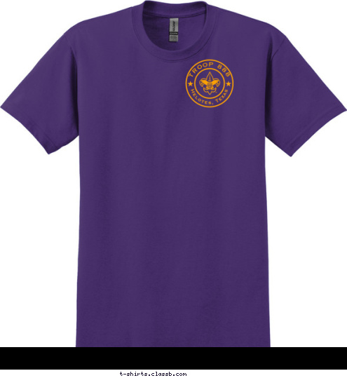 TROOP 888 Alamo Council Helotes, TX TROOP 888 Helotes, Texas T-shirt Design 