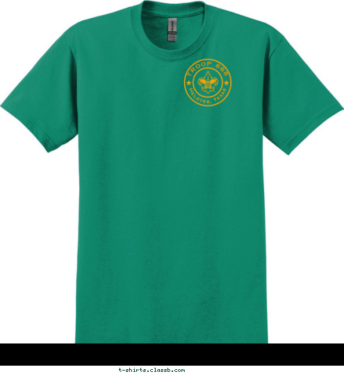 TROOP 888 Alamo Council Helotes, TX TROOP 888 Helotes, Texas T-shirt Design 