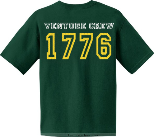 1776
 VENTURE CREW T-shirt Design 