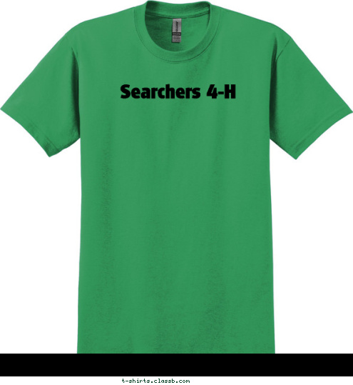 Searchers 4-H T-shirt Design 