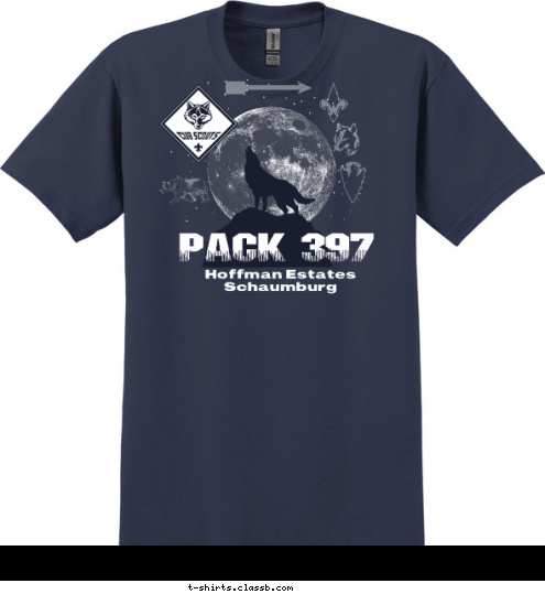 PACK 397 Hoffman Estates
Schaumburg T-shirt Design 