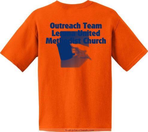 Outreach Team Lerona United Methodist Church T-shirt Design 