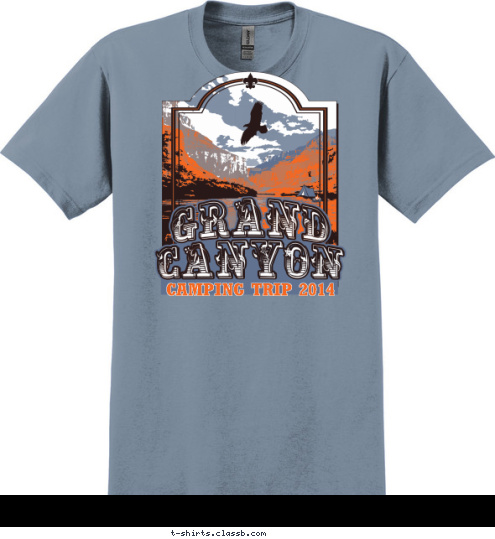 Your text here! CAMPING TRIP 2014  T-shirt Design SP4983