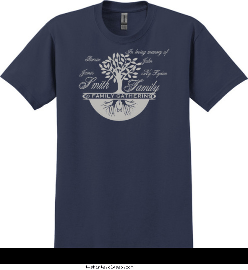 New Text New Text Ny'Zyrion James

 John

 Bernice

 In loving memory of 14

 20

 FAMILY GATHERING

 Family

 Smith T-shirt Design 