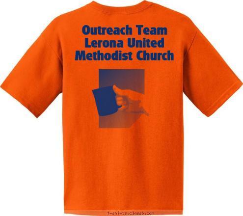 Outreach Team Lerona United Methodist Church T-shirt Design 