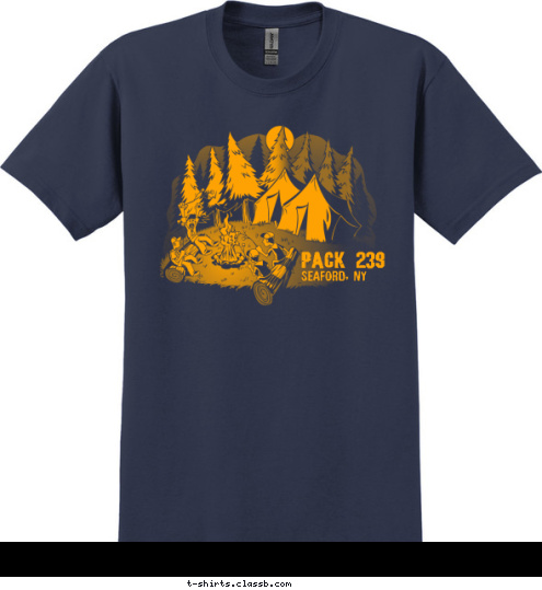 PACK 239 Seaford, NY T-shirt Design 