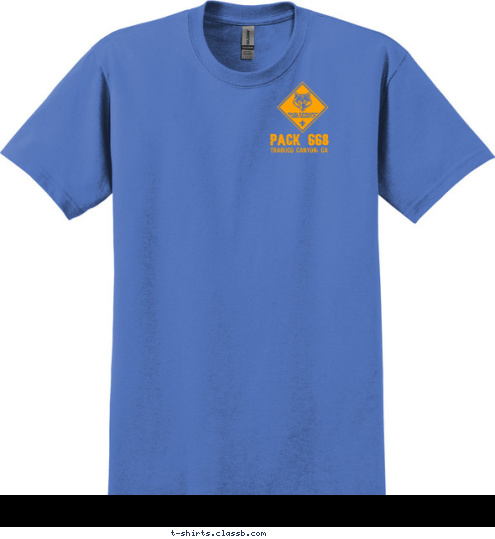 TRABUCO CANYON, CA PACK 668 TRABUCO CANYON, CA PACK 668 T-shirt Design 