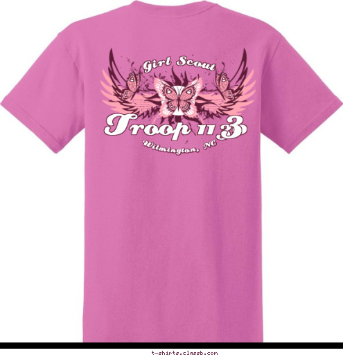Troop 1130 Wilmington, NC 3 T roop 1130 Girl Scout T-shirt Design 