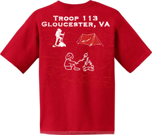 Abingdon Episcopal Church Gloucester, VA TROOP 113 Troop 113  
Gloucester, VA T-shirt Design 