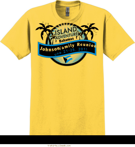 Island Adventure T-shirt Design